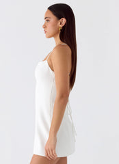 Famous Mini Dress - White