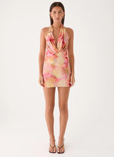 Jonna Mini Dress - Botanic Cheetah
