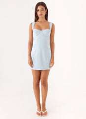 Christopha Mini Dress - Blue