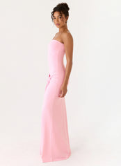 Sandrine Strapless Maxi Dress - Pink