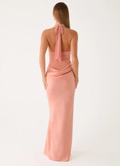 Kiyah Maxi Dress - Peach