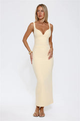 Imperial Glow Maxi Dress Yellow