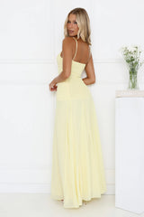 Lemonade Sunshine Maxi Dress Yellow