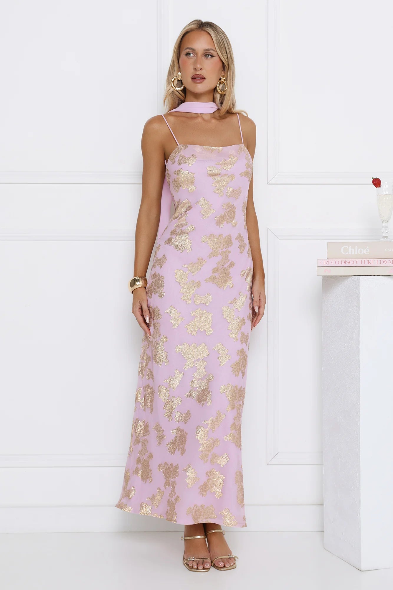 Dreamy Dazzle Maxi Dress Lilac