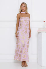 Dreamy Dazzle Maxi Dress Lilac