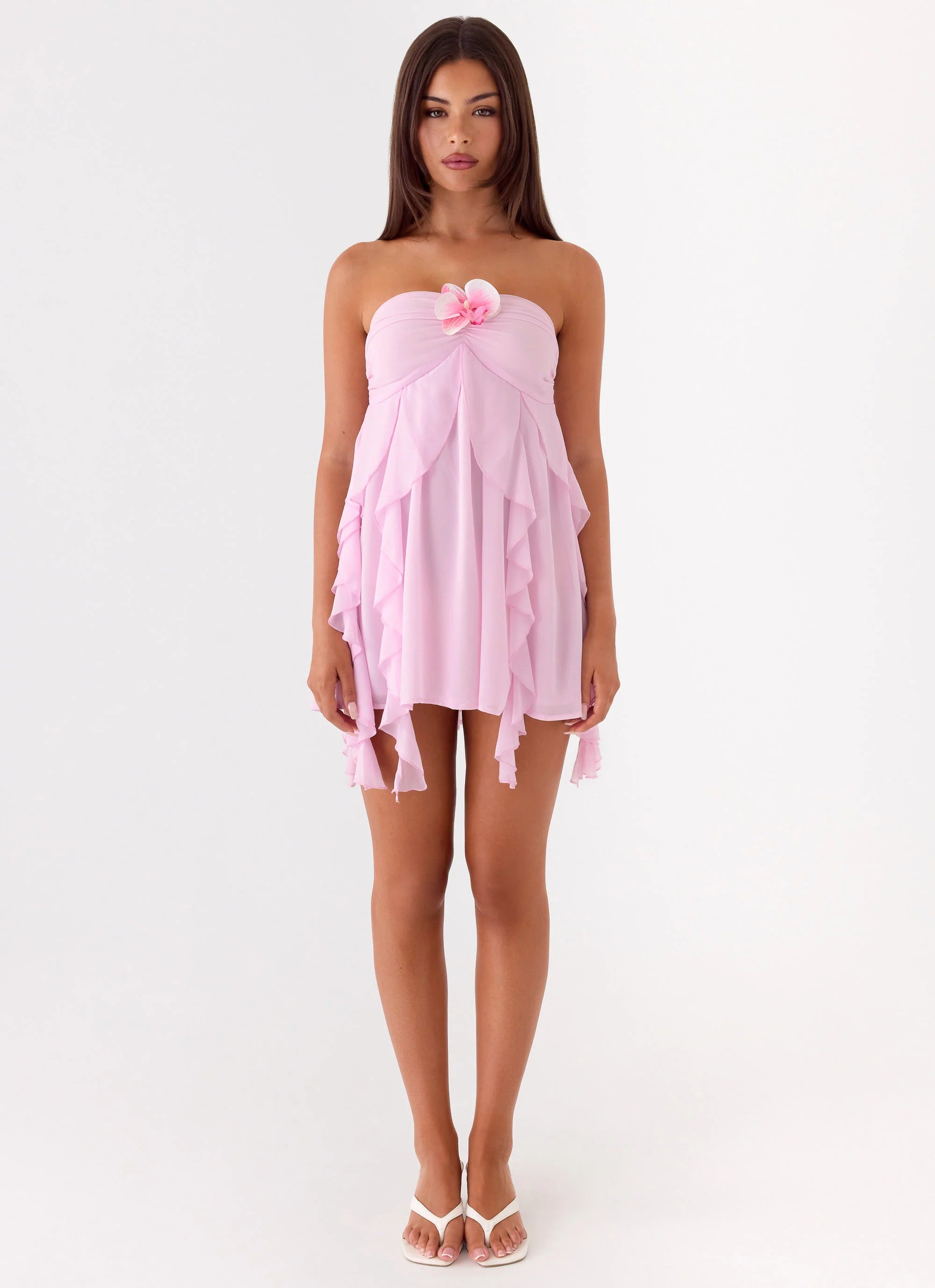 Amadine Mini Dress - Pink