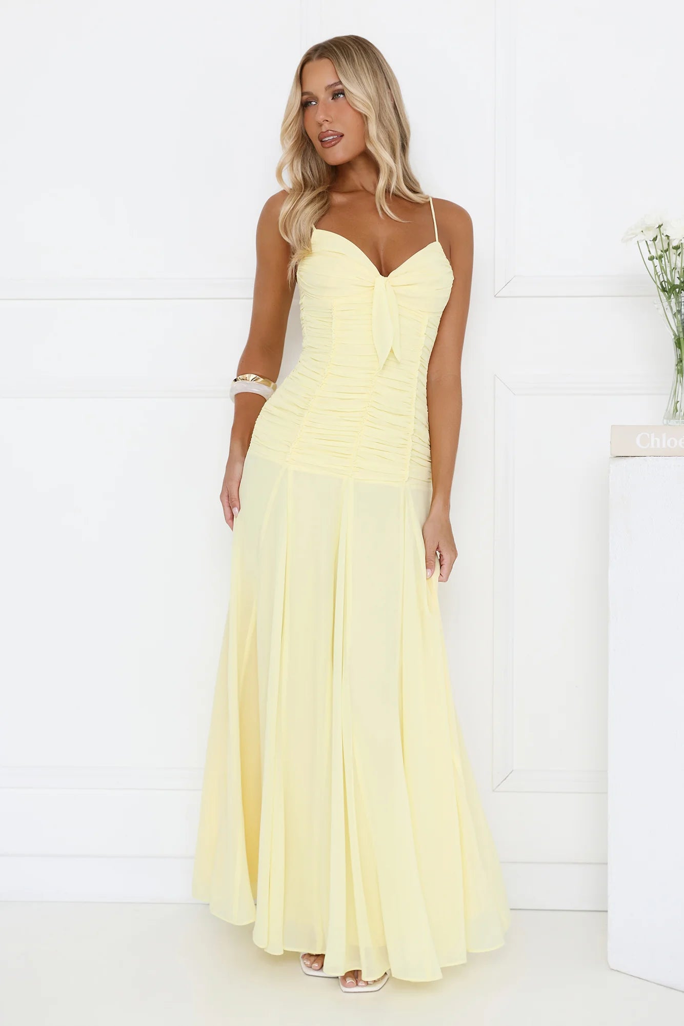 Lemonade Sunshine Maxi Dress Yellow