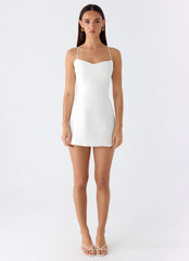 Famous Mini Dress - White