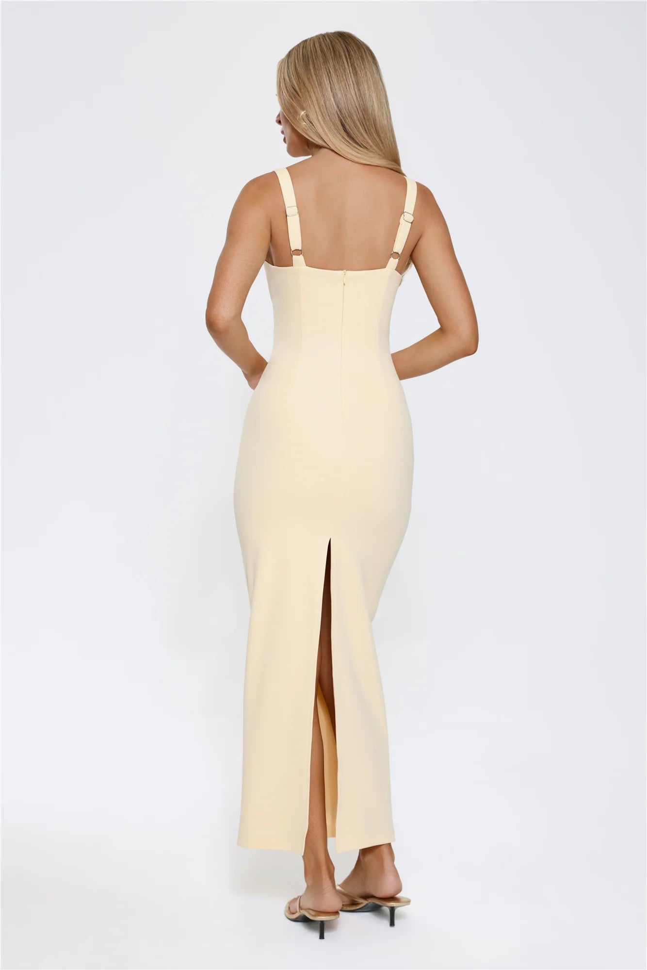 Imperial Glow Maxi Dress Yellow