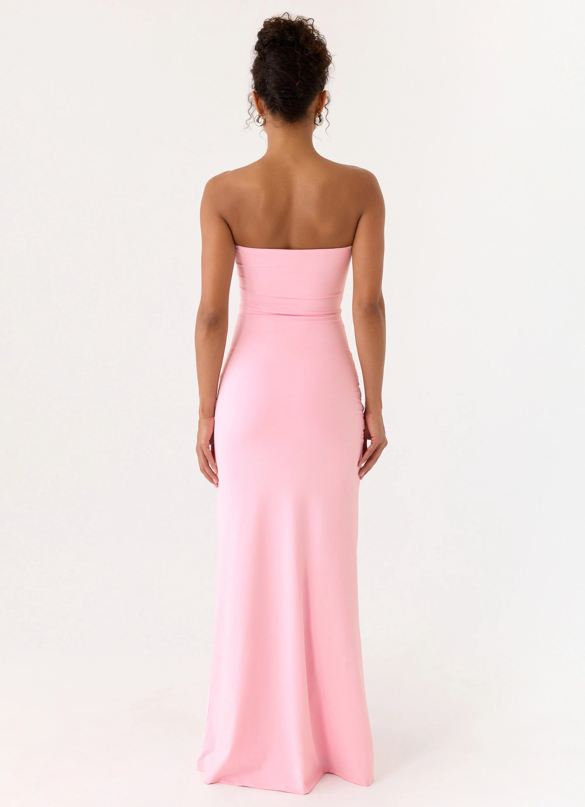 Sandrine Strapless Maxi Dress - Pink
