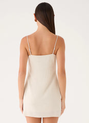 Bailee Mini Dress - Oatmeal