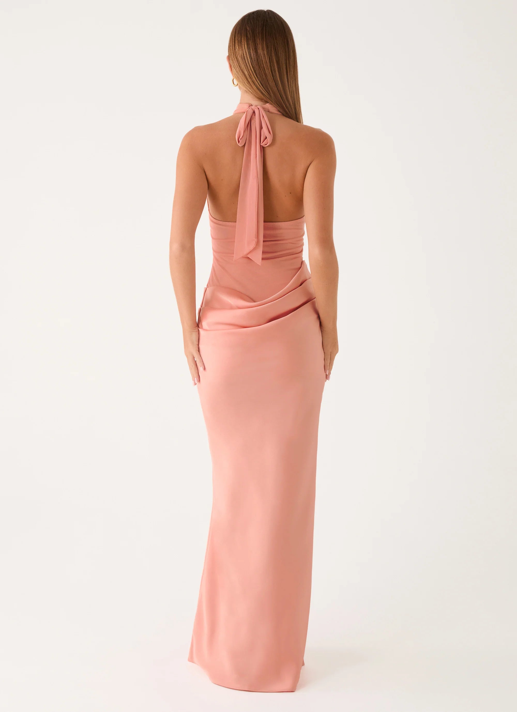 Kiyah Maxi Dress - Peach