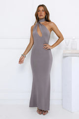 Main Sight Maxi Dress Charcoal