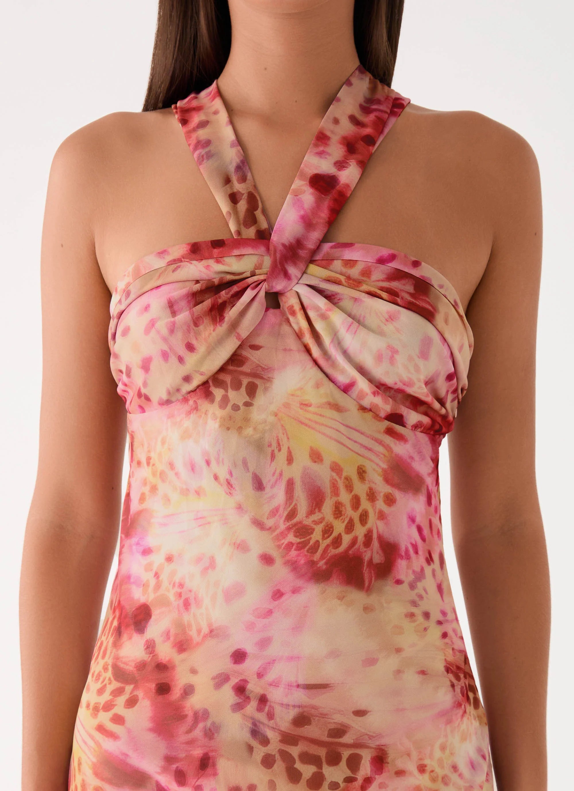 Sinnie Midi Dress - Botanic Cheetah