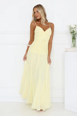 Lemonade Sunshine Maxi Dress Yellow