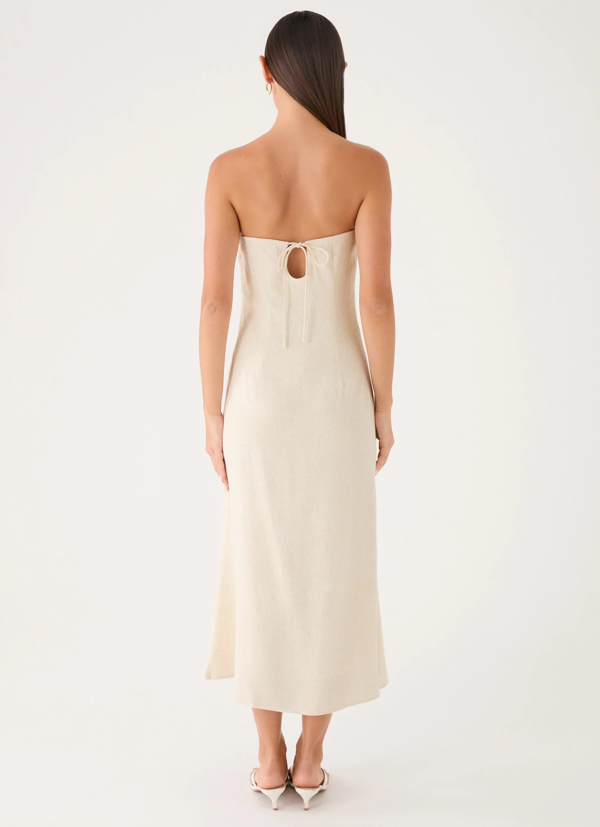 Sun Searching Midi Dress - Oatmeal