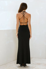 Queen Of Influence Maxi Dress Black